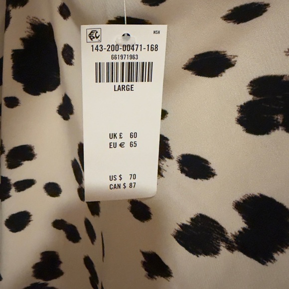 A&F Sienna Cow Print Skort - Picture 4 of 4